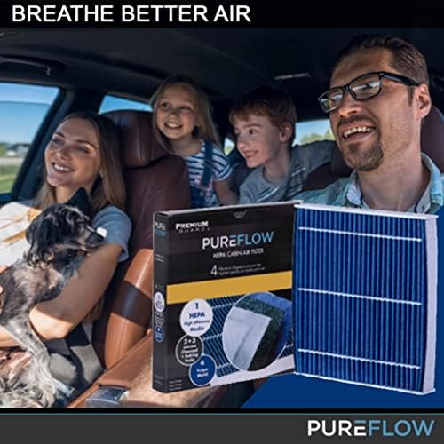 Pureflow Hepa CADY מסנן אוויר PC4479HX | מתאים 2023-06 דגמים שונים של דודג ', קרייזלר, אינפיניטי, ניסאן,
